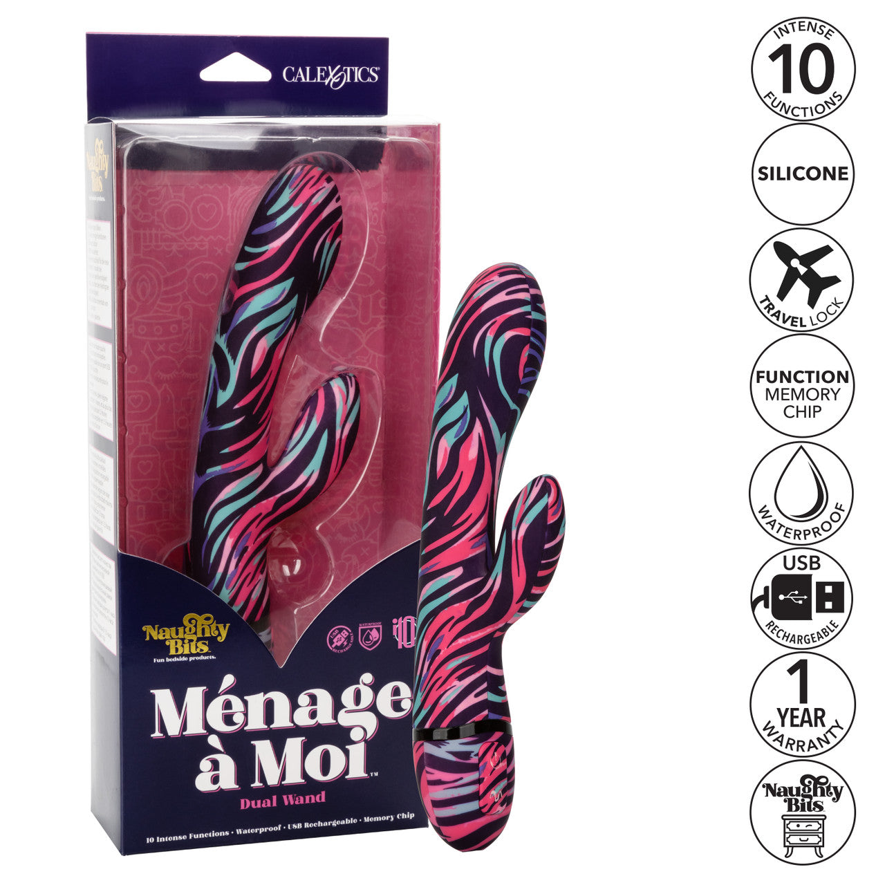 Naughty Bits® Ménage à Moi™ Dual Wand