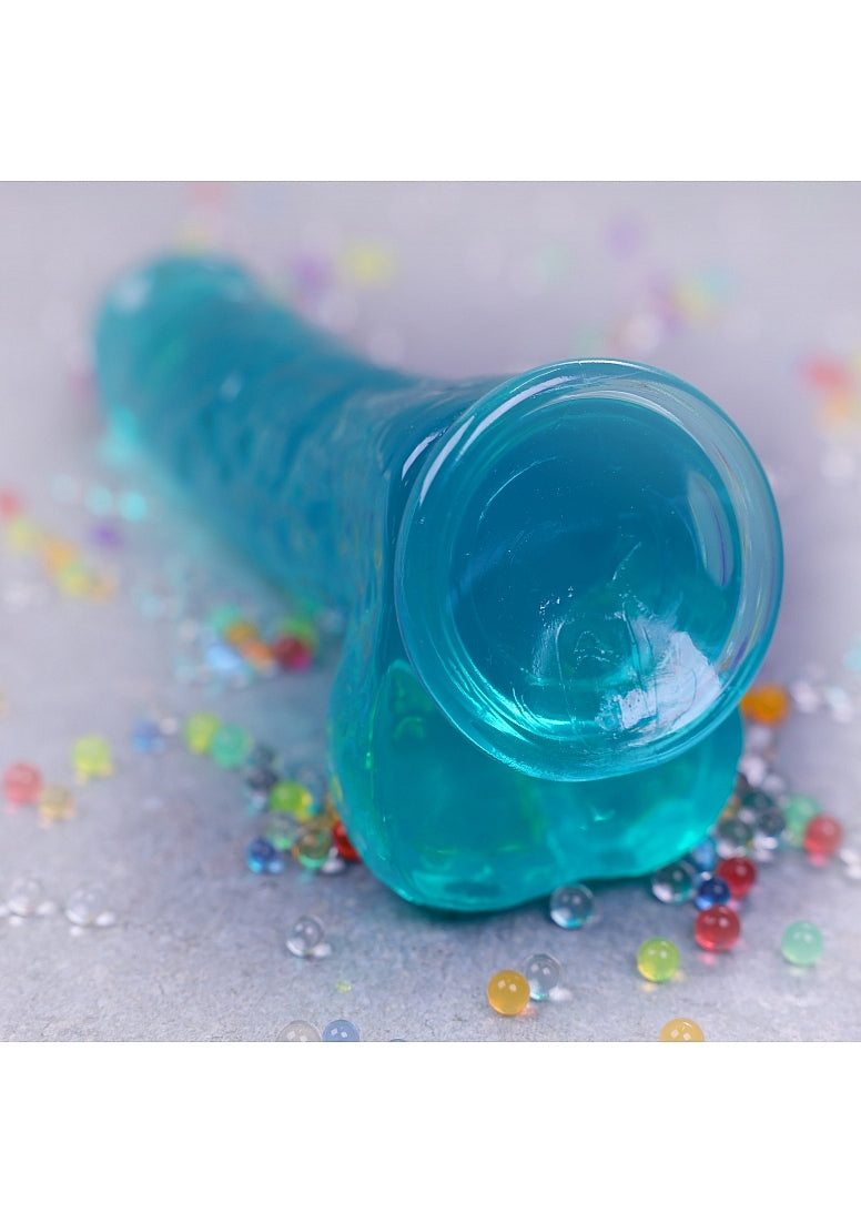 RealRock - Crystal Clear - Realistic Dildo With Balls - 7" - Transparent