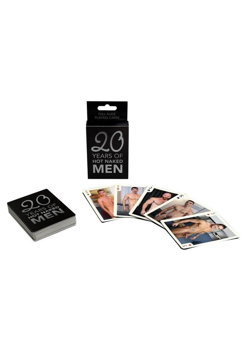 20 Years of Hot Naked Men Playing Cards