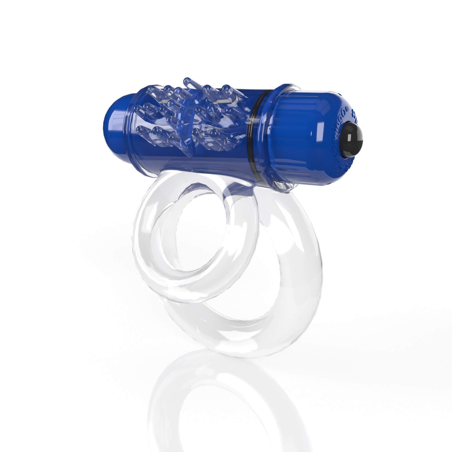 Screaming O® 4B - Deep Rumbling DoubleO® 6 Vibrating Ring - Blueberry