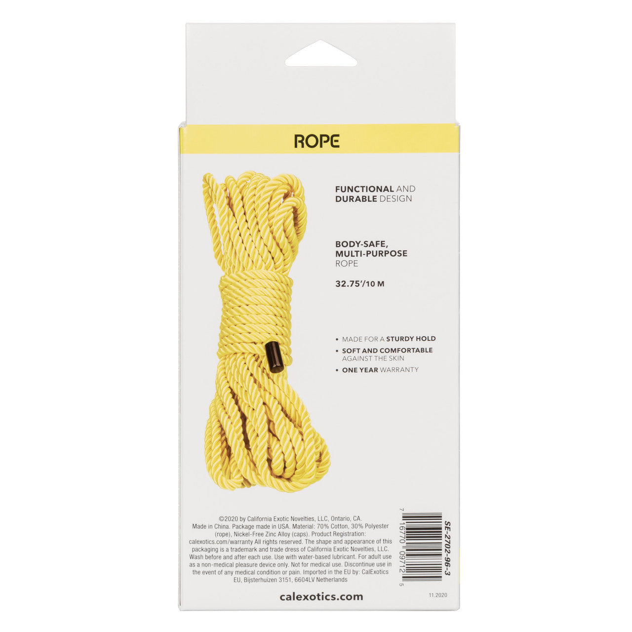 Boundless® Rope - 32.75' - Yellow