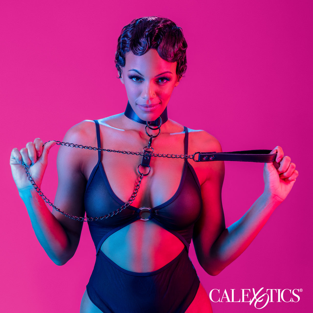 Euphoria Collection Collar with Chain Leash