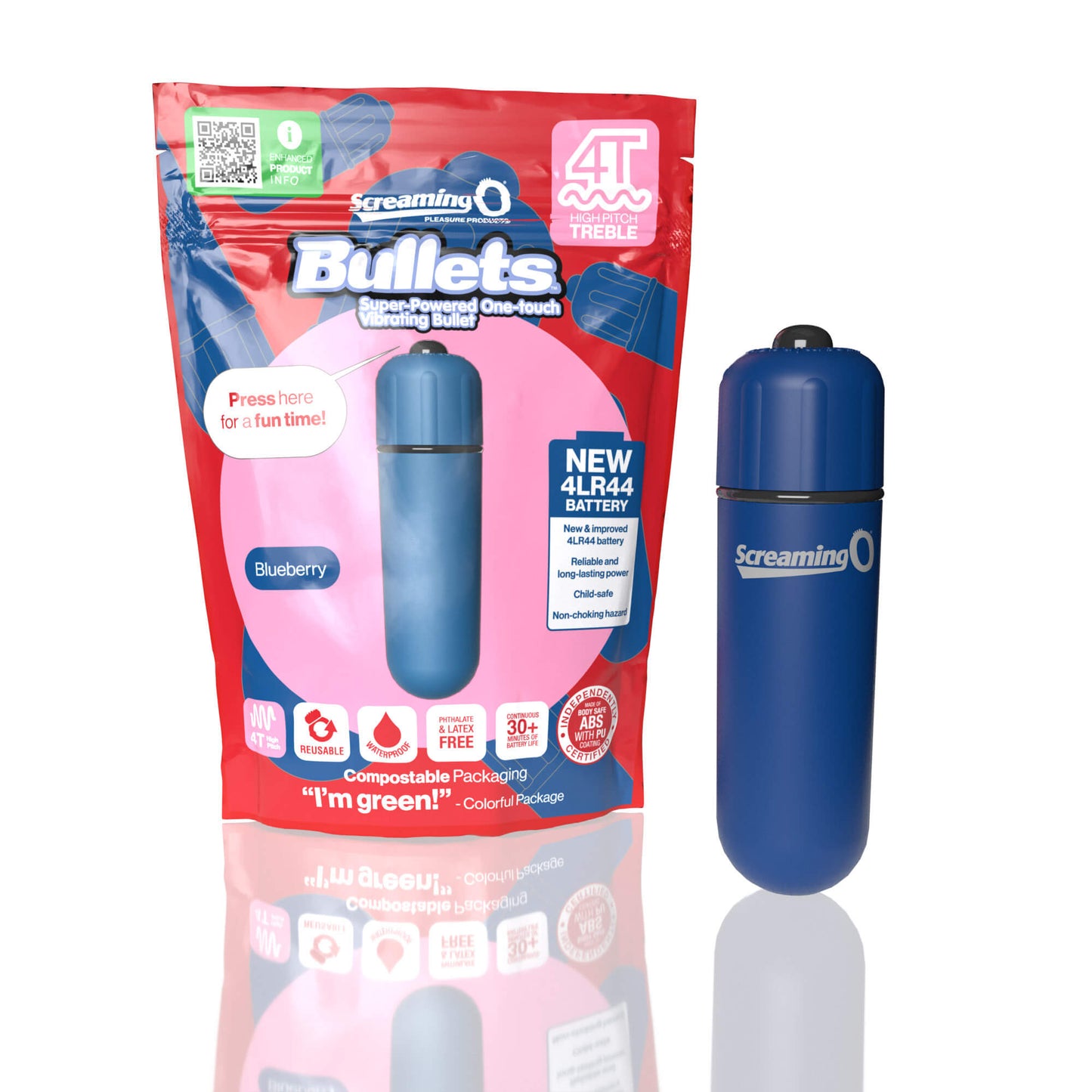 Screaming O 4T - Tickle & Tease Bullet - Assorted Colors