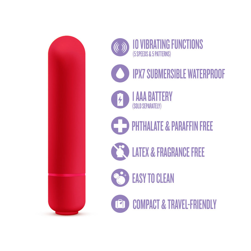 Vive Pop By Blush® | Vibe Cherry Red 3.25-Inch Vibrating Bullet