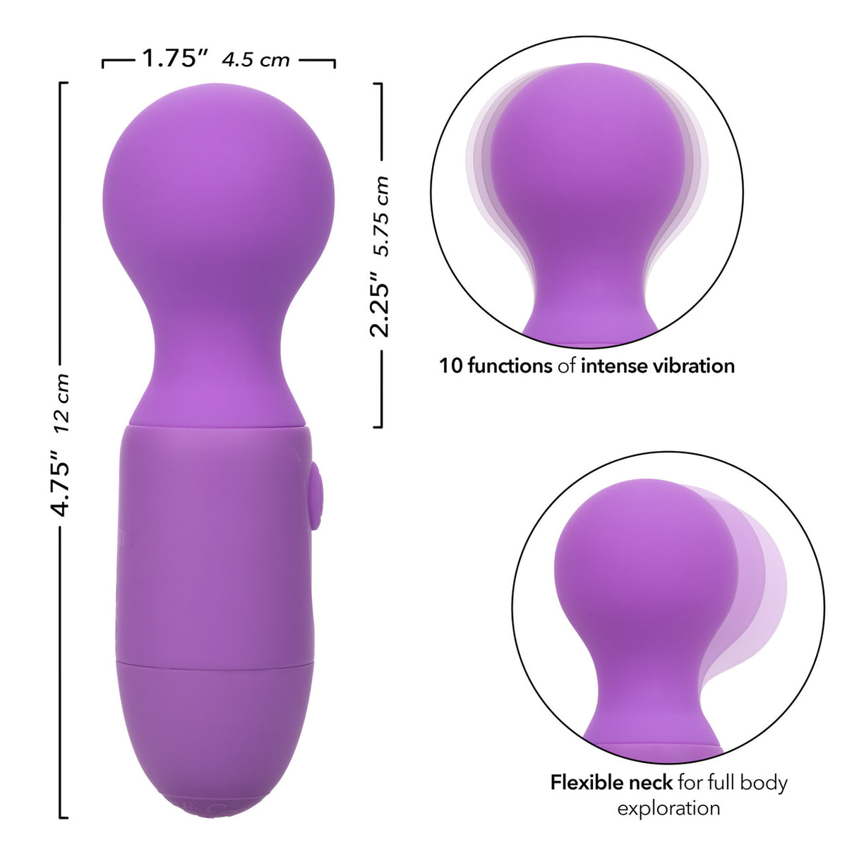 First Time® Rechargeable Massager - Purple