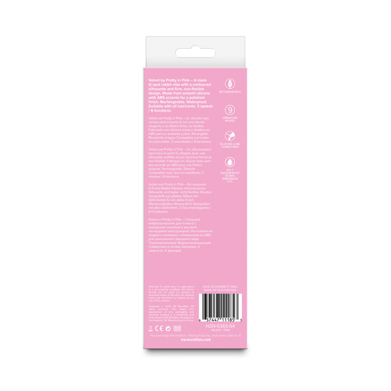 Pretty in Pink - Velvet - Pink