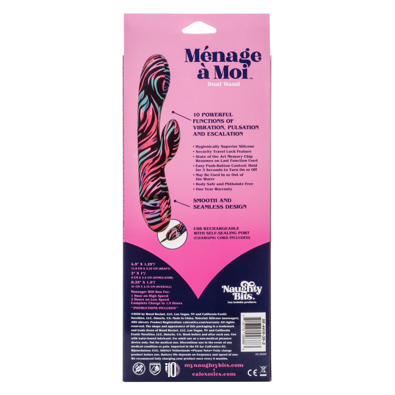Naughty Bits® Ménage à Moi™ Dual Wand