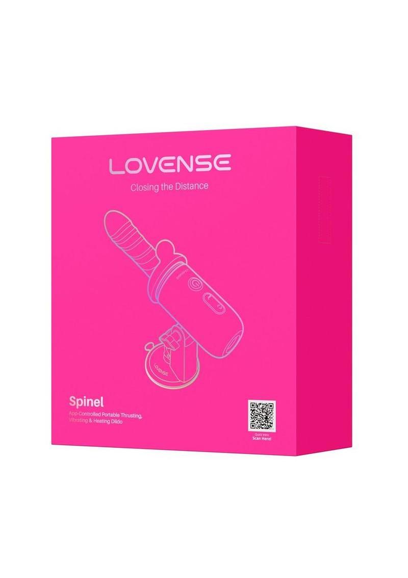 Spinel App-Controlled, Multi-Attachment Thrusting, Vibrating & Heating Dildo Machine
