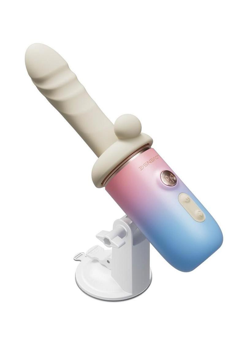 Spinel App-Controlled, Multi-Attachment Thrusting, Vibrating & Heating Dildo Machine