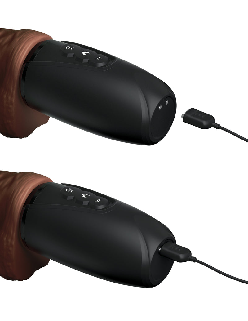 King Cock® Plus 7.5" Thrusting Cock with Balls