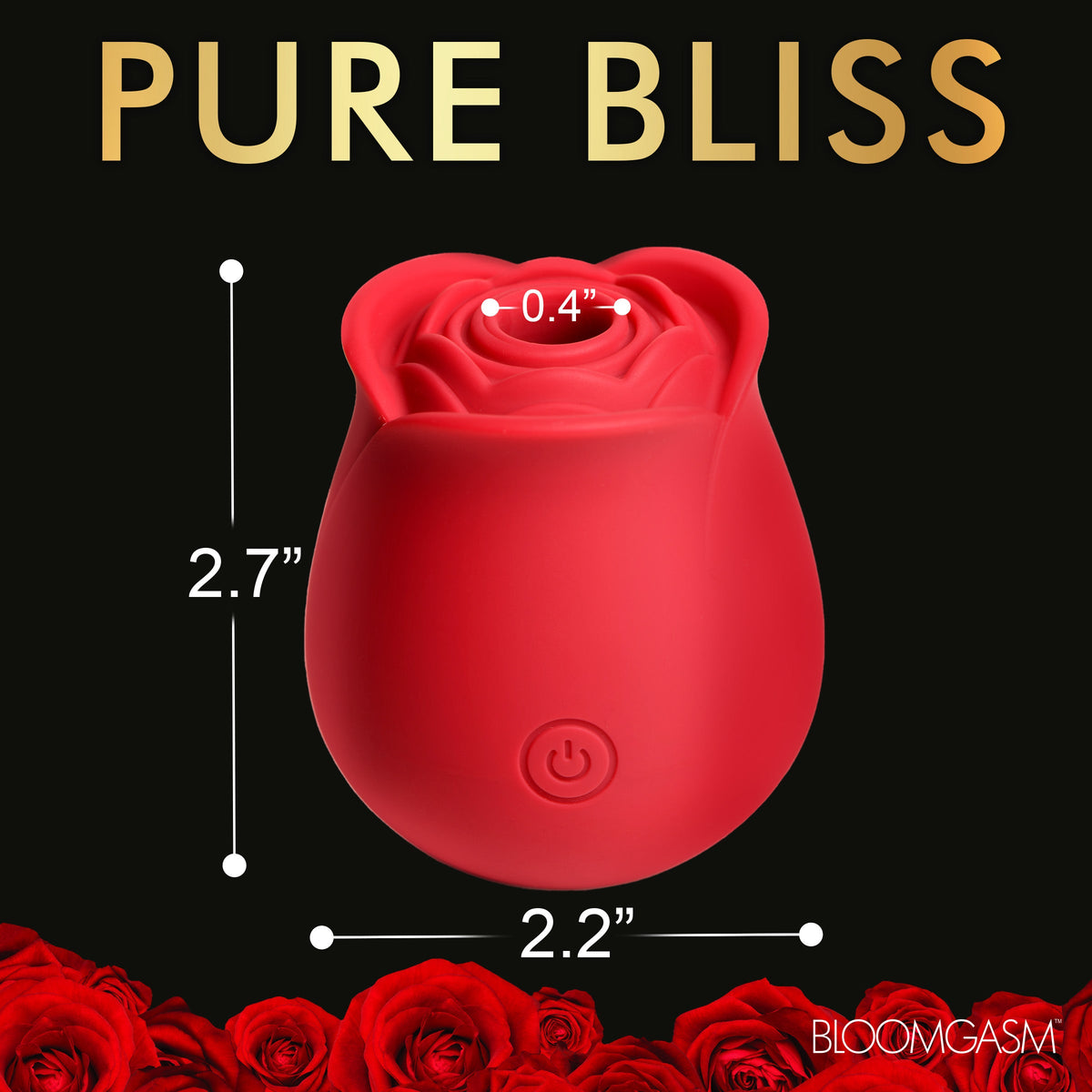 Bloomgasm The Perfect Rose Clitoral Stimulator - Red