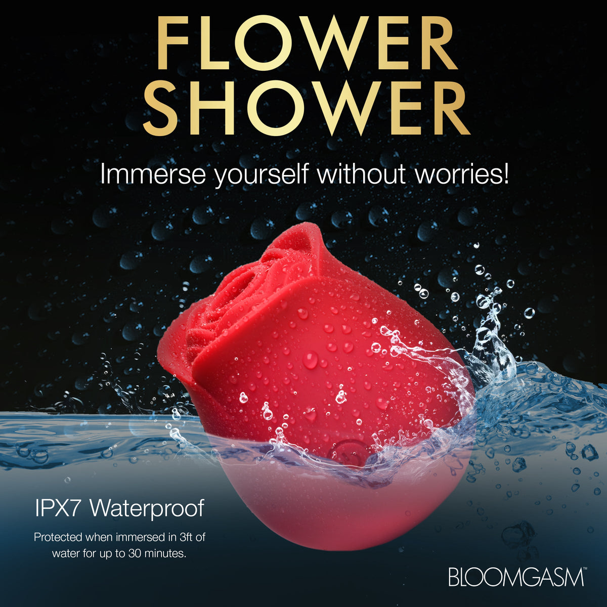 Bloomgasm The Perfect Rose Clitoral Stimulator - Red