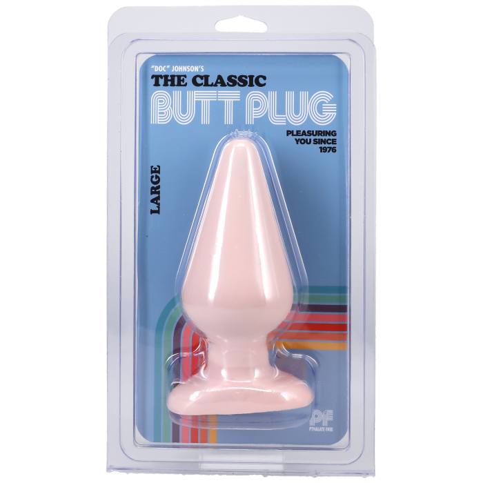 The Classic Butt Plug - Large - Cream