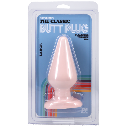 The Classic Butt Plug - Large - Vanilla