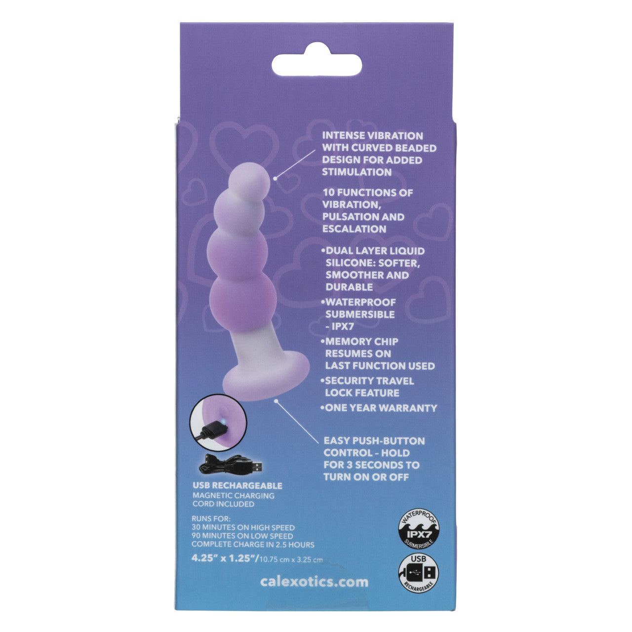 Lavender Haze Beaded Curved Probe