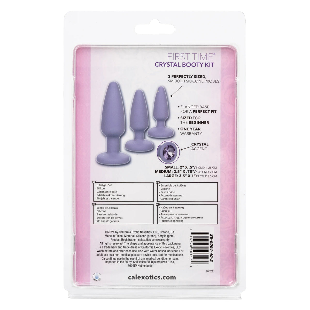 First Time® Crystal Booty Kit - Purple