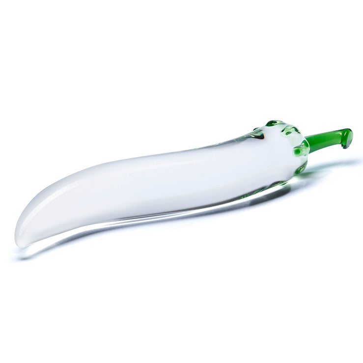 8.25" Glass Naturals Chili Pepper Dildo