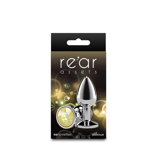 Rear Assets - Silver - Small - Yellow Gem
