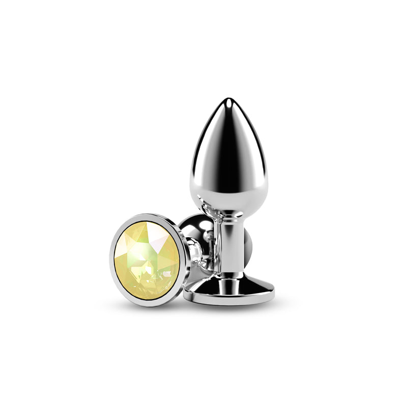 Rear Assets - Silver - Small - Yellow Gem