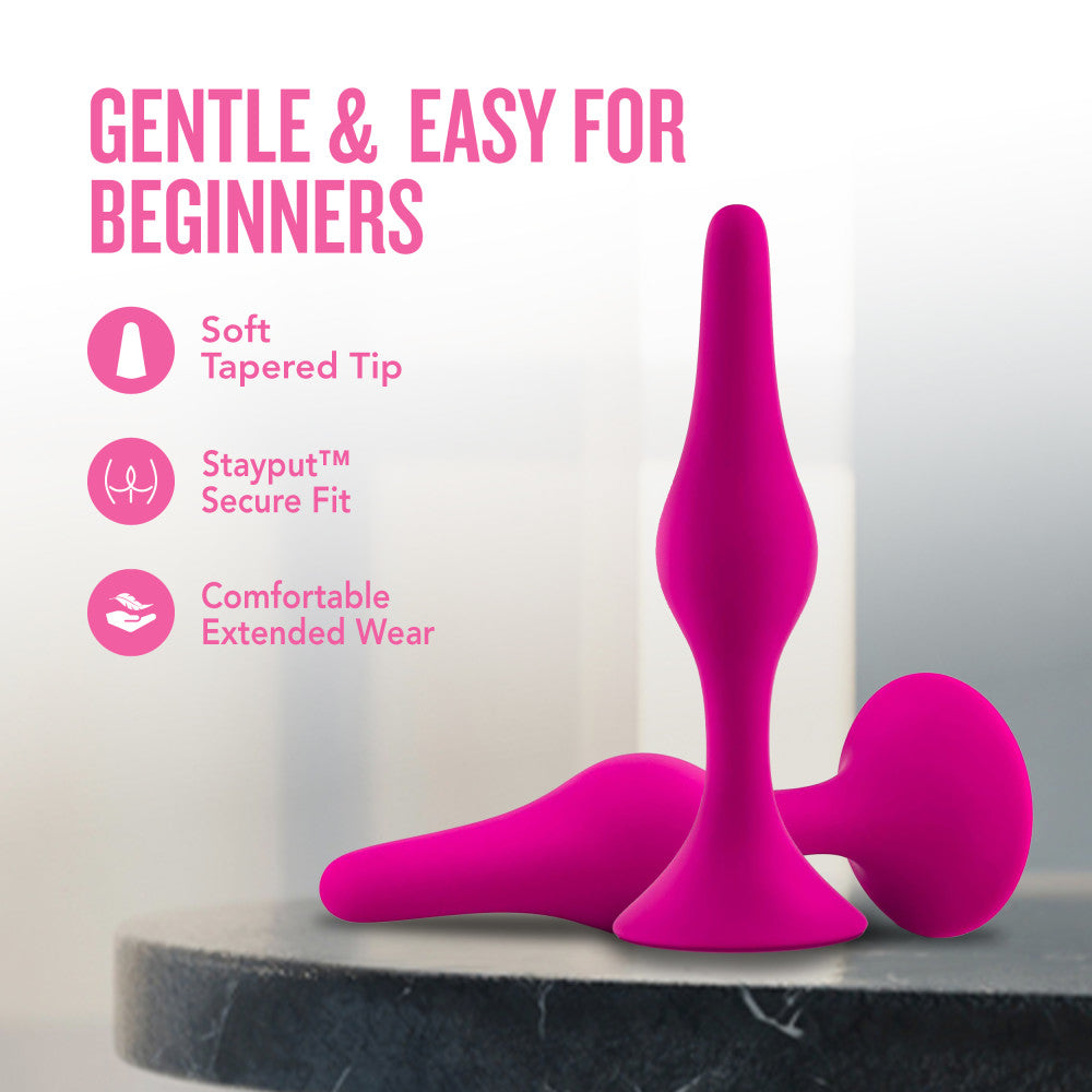 Luxe By Blush® | Beginner Pink 3.25-Inch Anal Plug