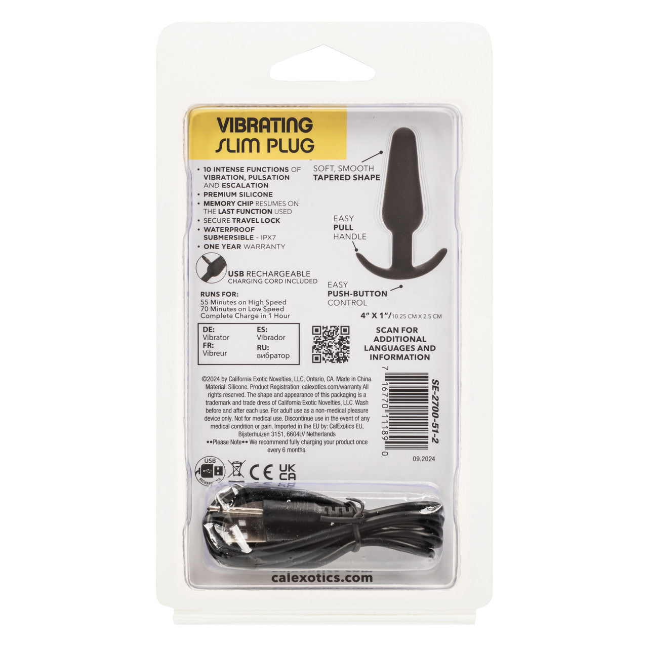 Boundless® Vibrating Slim Plug