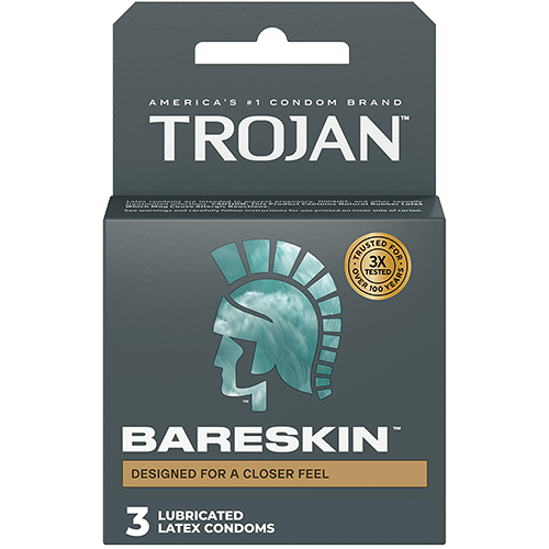 Trojan™ Bareskin™ Condoms - 3 Pack