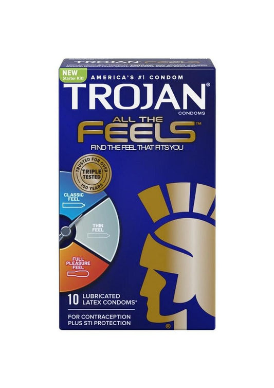 Trojan™ All The Feels Latex Condoms - 10 Count