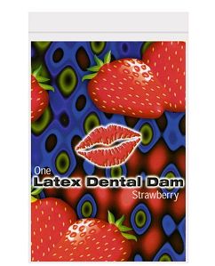 Strawberry Dental Dam