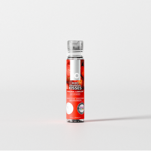 H2O Strawberry Kisses Flavored Lubricant - 1 oz