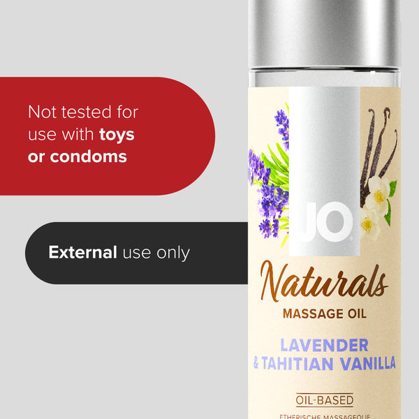 Naturals Massage Oil Lavender & Tahitian Vanilla