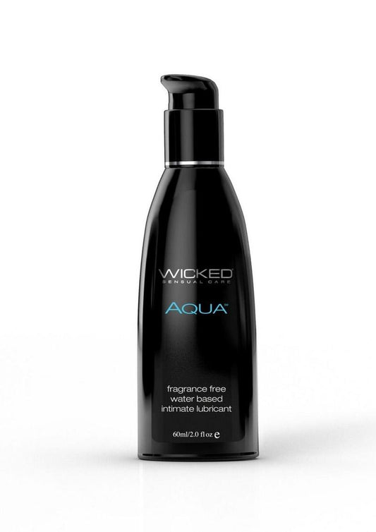 Wicked Aqua Water Based Lubricant Fragrance Free - 2 oz