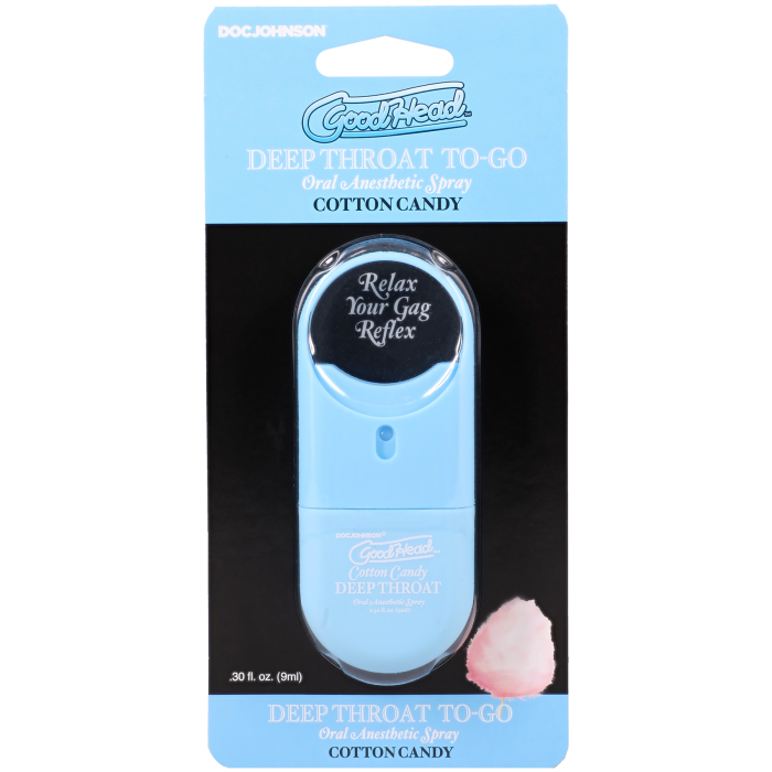 GoodHead - Deep Throat Spray To-Go - Cotton Candy - .30 oz