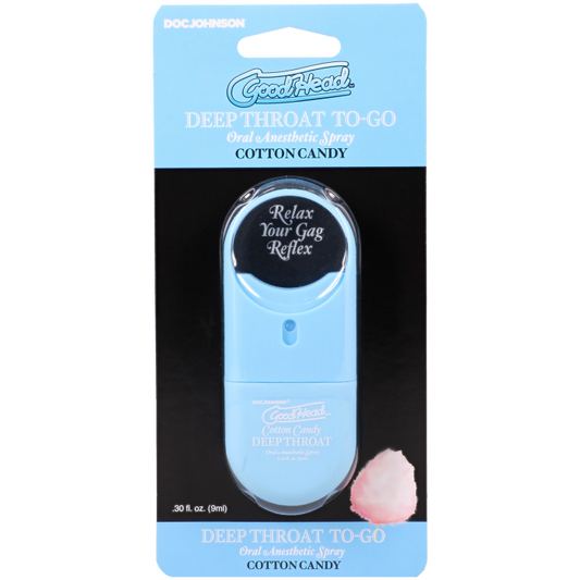 GoodHead - Deep Throat Spray To-Go - Cotton Candy - .30 oz