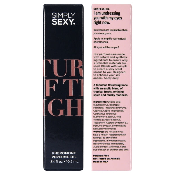 SIMPLY SEXY Confessions Collection | Pheromone Perfume Oil Roll-On - Turn Off The Lights