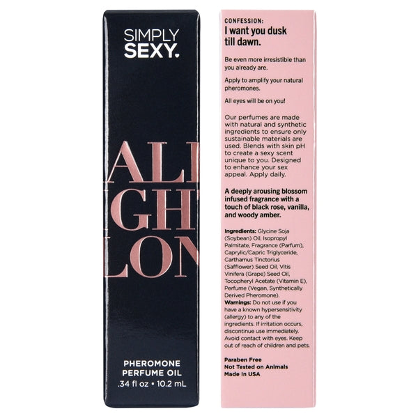 SIMPLY SEXY Confessions Collection | Pheromone Perfume Oil Roll-On - All Night Long