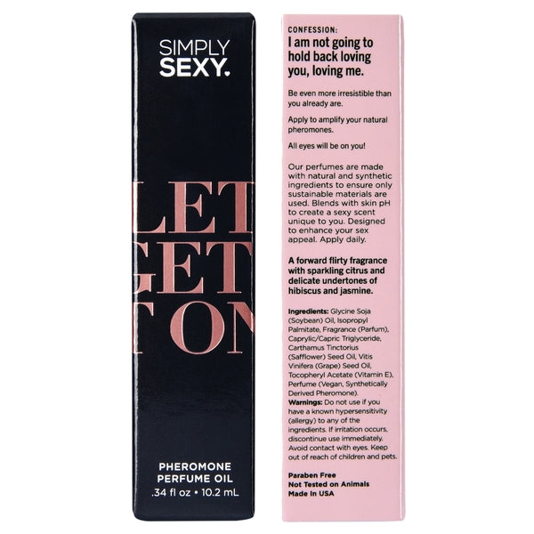 SIMPLY SEXY Confessions Collection | Pheromone Perfume Oil Roll-On - Lets Get It On