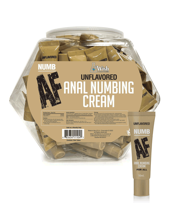 AF- Numb AF Anal Numbing Gel Unflavored, 10ml