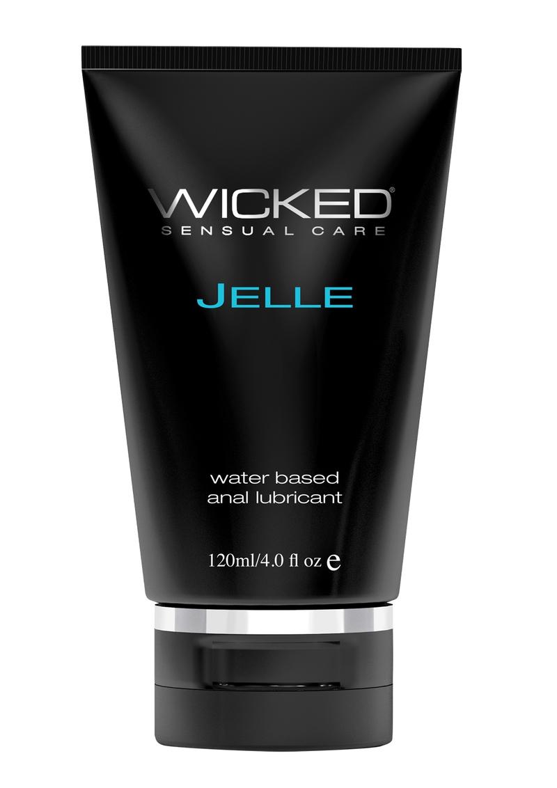 Wicked Jelle Water Based Anal Lubricant - 4 oz