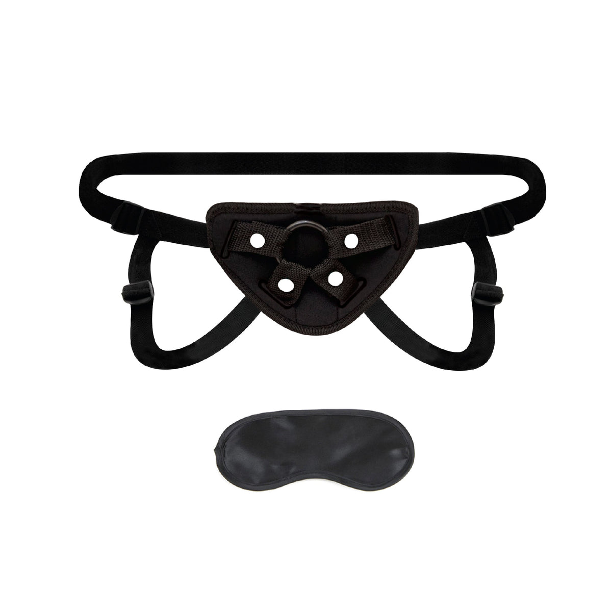 Lux Fetish Strap On Harness Black
