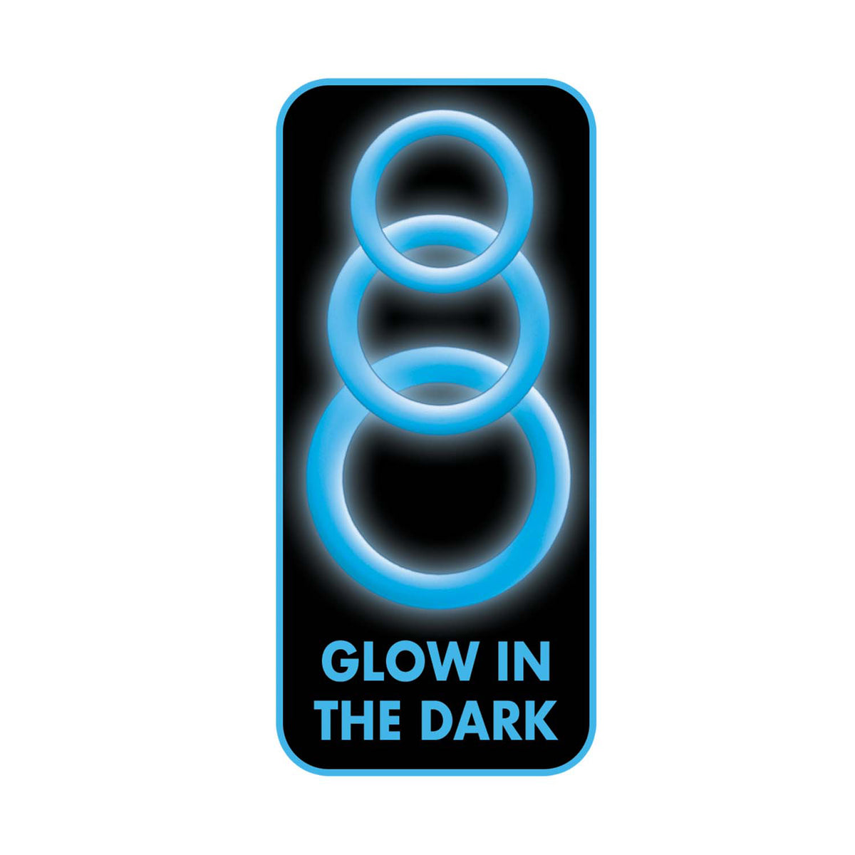 Enhancer Blue Glow Rings – #3088