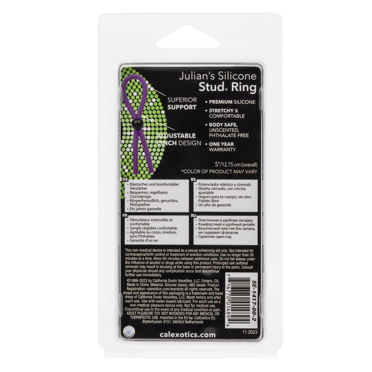 Julian’s Silicone Stud® Ring - Assorted Colors