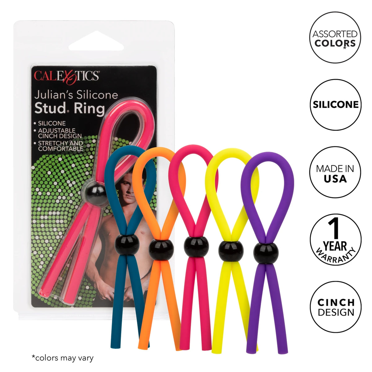 Julian’s Silicone Stud® Ring - Assorted Colors