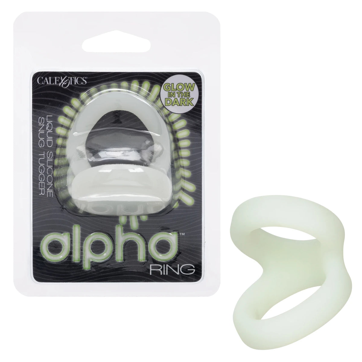 Alpha™ Liquid Silicone Snug Tugger - Glow-In-The-Dark