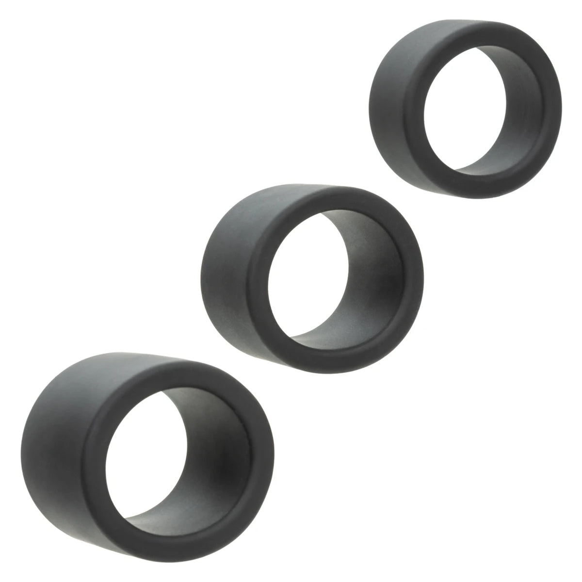 Alpha™ Liquid Silicone 3 Ring Stamina Set