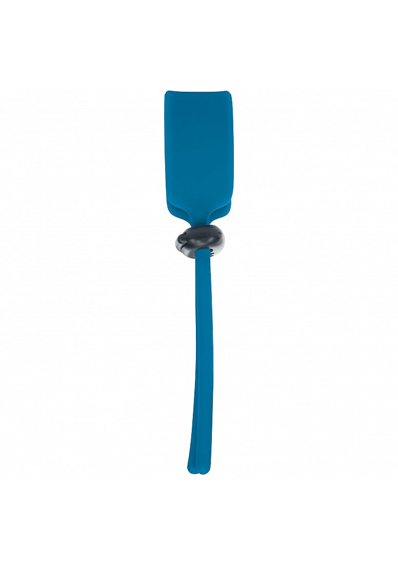 LEVELZ - Wide Adjustable Silicone Lasso Cock Ring - 5mm - Teal