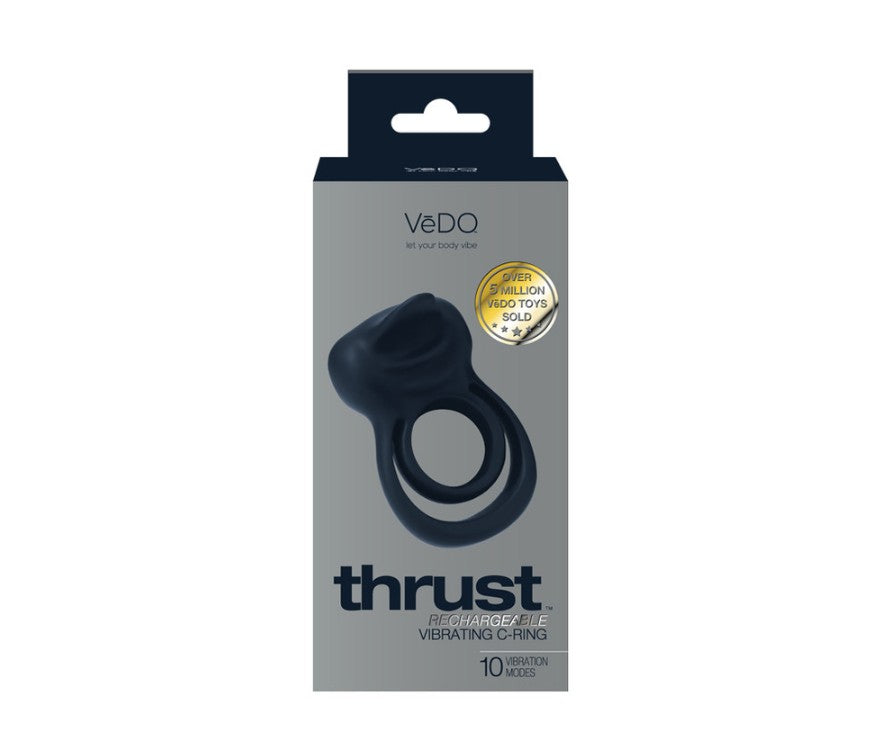 Thrust Rechargeable Dual C-Ring - Black