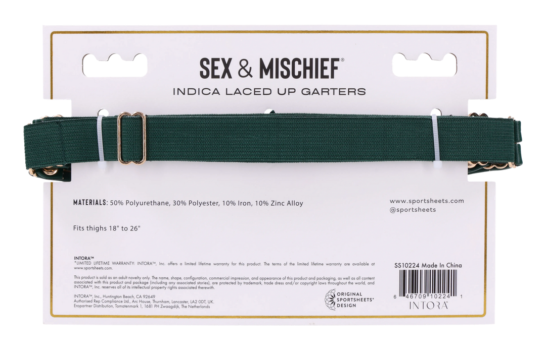 Indica Laced Up Garters