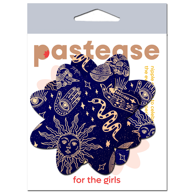 Midnight Celestial Sun & Moon Petal Breast Pasties by Pastease®