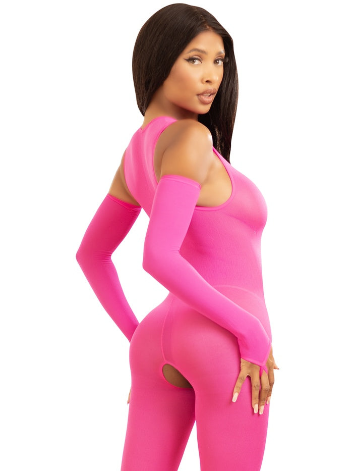 Hot Pink Bodysuit-Pink