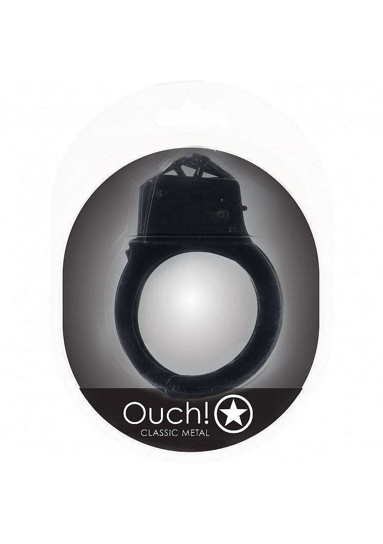 Ouch! - Classic Metal Handcuffs - Black